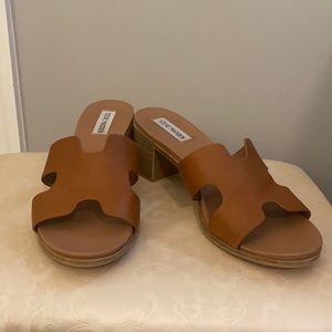 Light brown leather sandals